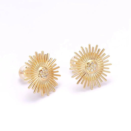 Monstrance-Inspired Stud Earrings
