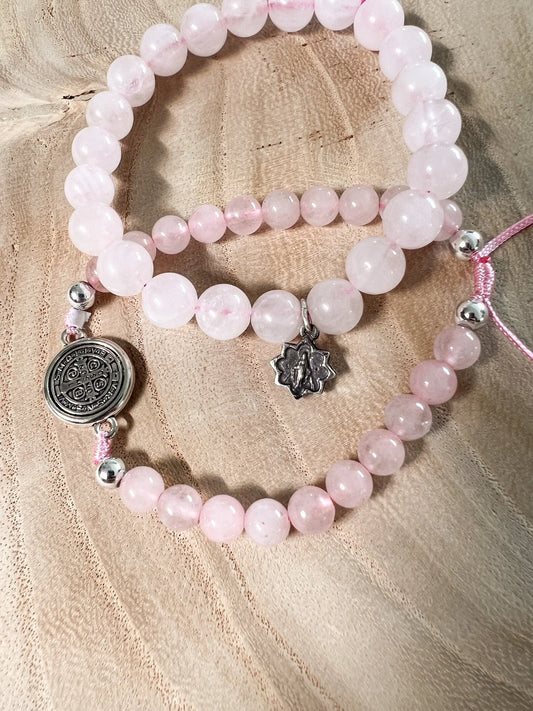 St. Benedict and Miraculous Medal Bracelet Set